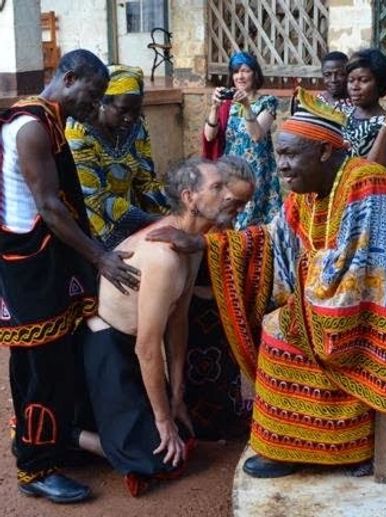 African Adult naming Ceremony by a Chief 
