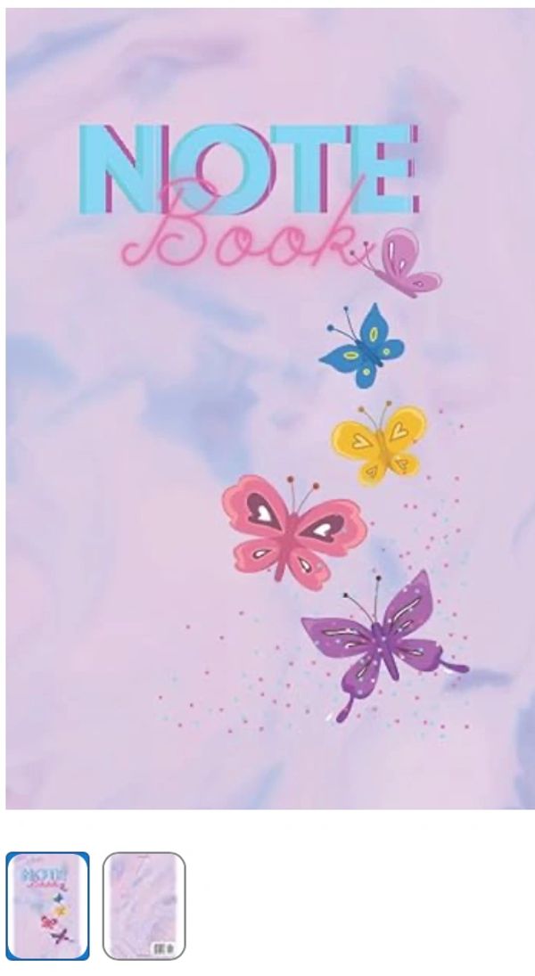 Notebook with butterflies