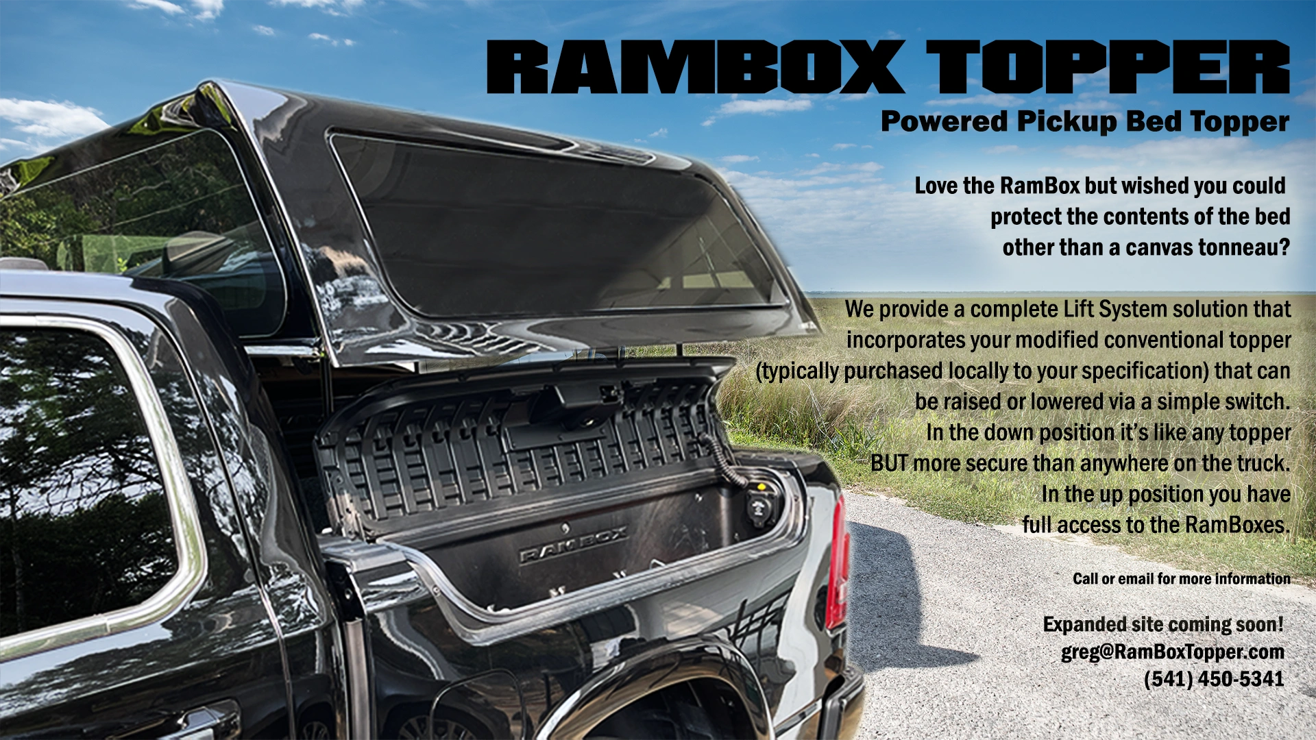 RAMBOX Truck Cap, RAMBOX Topper - RamBox Topper