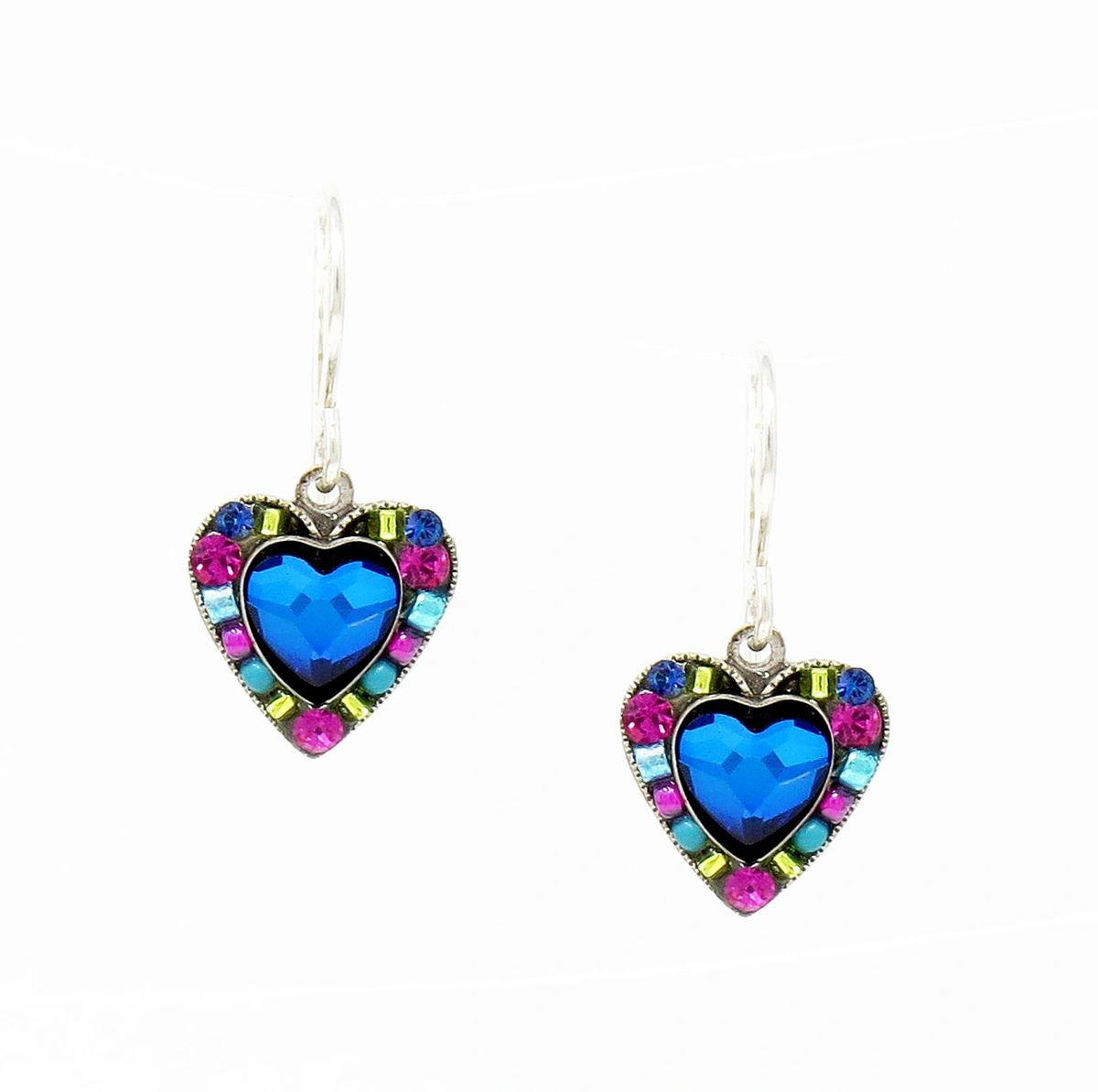 Firefly Jewelry Rose Heart Earrings 7557BB