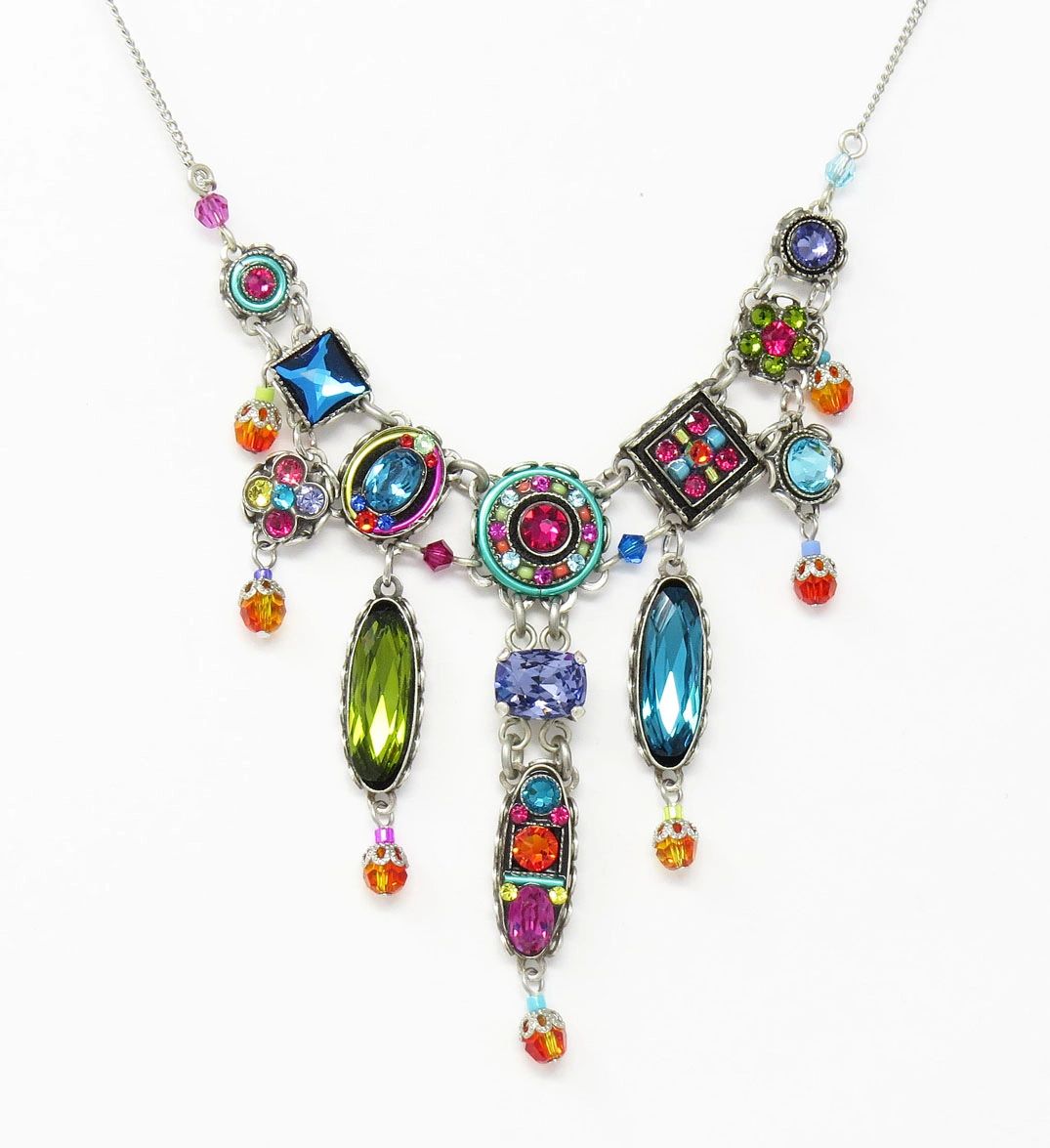 Firefly Jewelry: Petite La Dolce Vita Elaborate Necklace - Multicolor ...