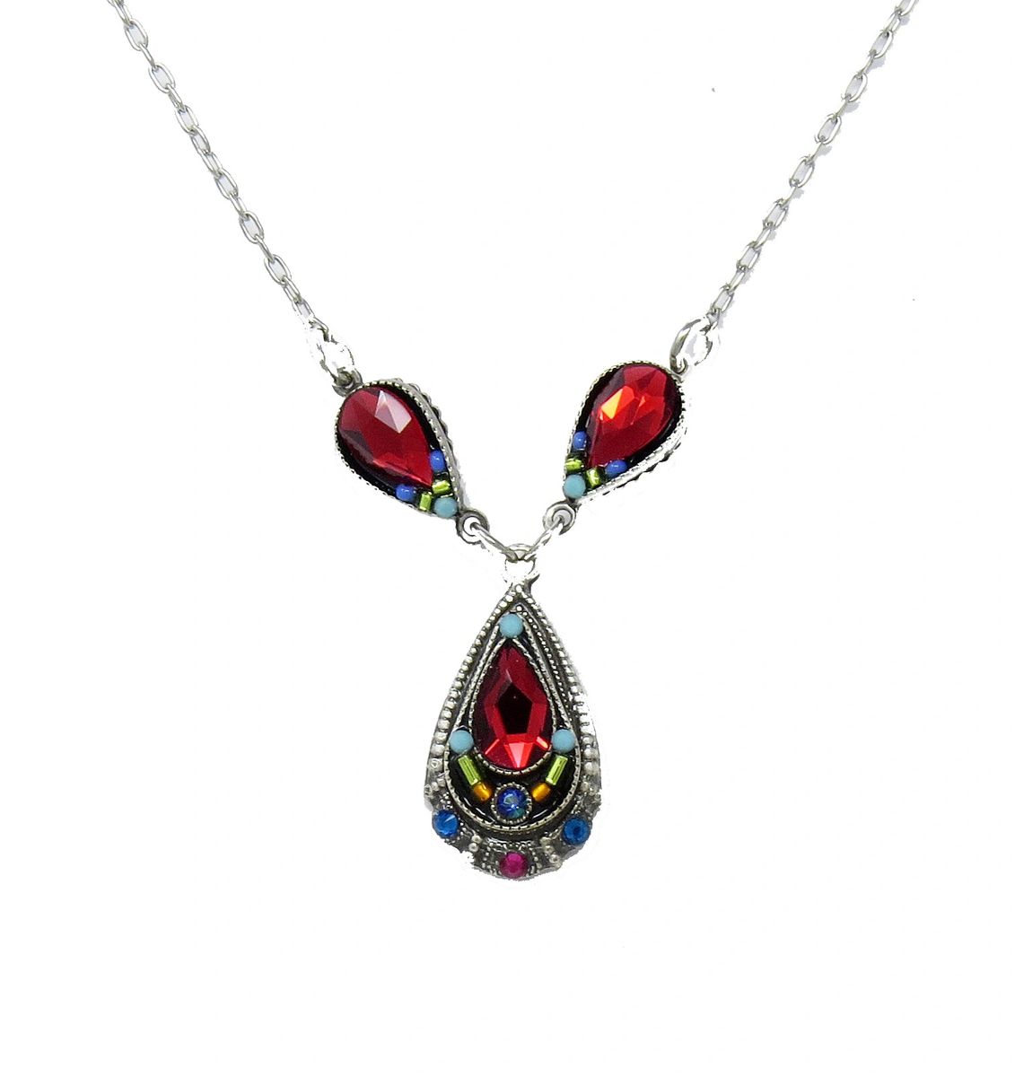 Firefly Jewelry Drop Pendant Necklace; 8990MC