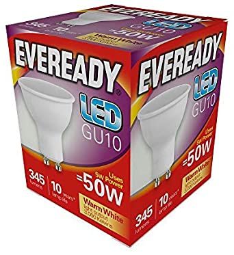 GU10 LED-Glühbirne- 4,5 Watt - 400 Lumen - 6500K