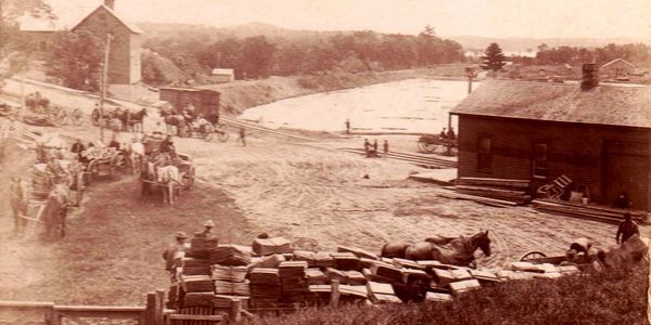 Downsville Lumber yard