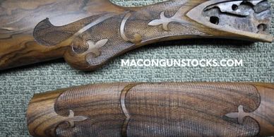 Checkering and Carving of Gunstocks