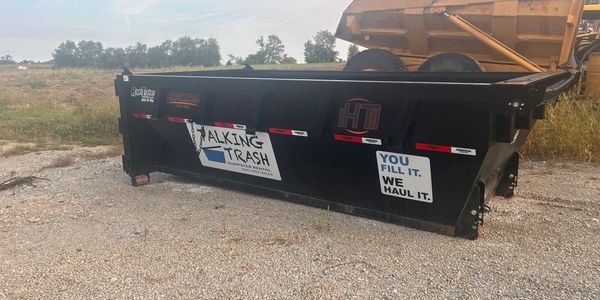 12 yard, 15 yard, 20 yard, roll off dumpster, junk removal, trash removal, drop off, pick up, debris.