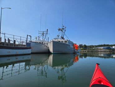 Lobster fishing boats
