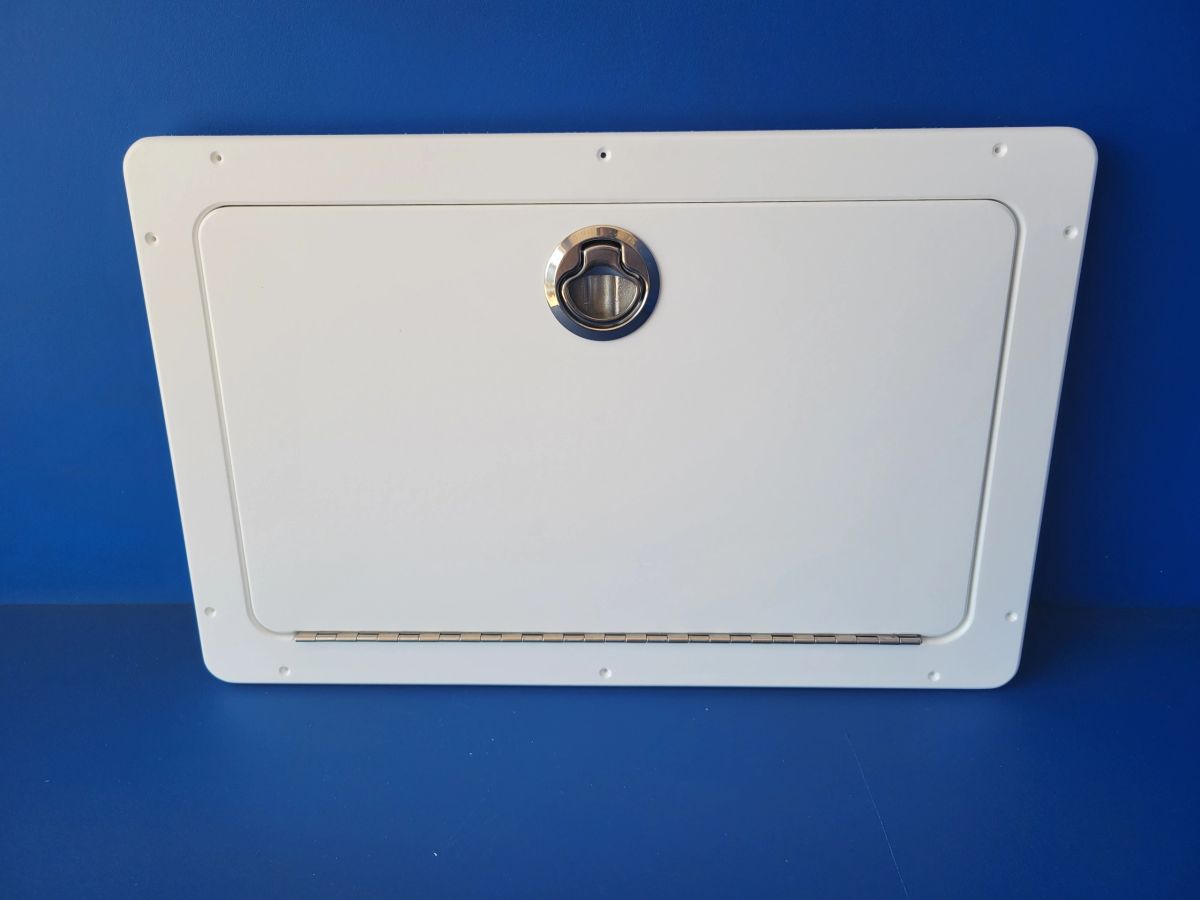 Ocean Breeze Marine Accessories Open Hatch Door – 15.625 X 11.375 – Starboard