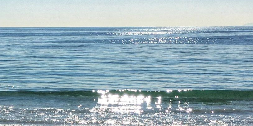 A view of ocean water