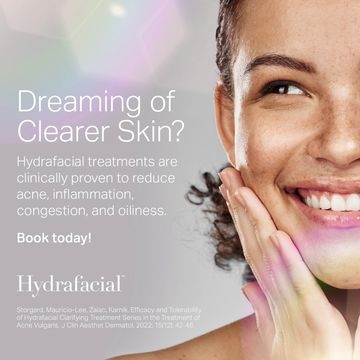 HydraFacial treatment promoting clearer skin at The Skin Tune.