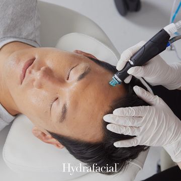 HydraFacial treatment for men improving skin health at The Skin Tune.