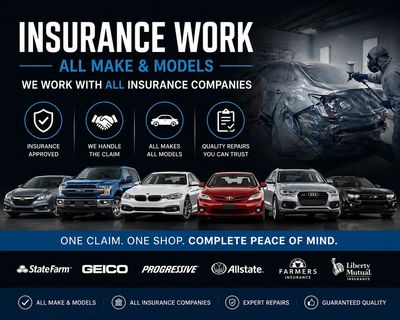 Auto insurance repair services for all makes and models, working with all insurance companies.