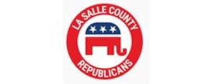 La Salle County Republicans logo with elephant symbol.