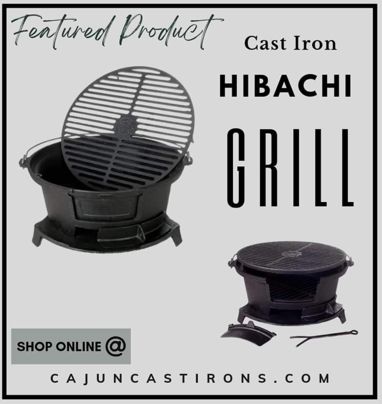 Hibachi Small Cast Iron Grill - Goodwood Hardware