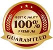 badge indicating that if the client is not satisfied with there first session they can have a full r