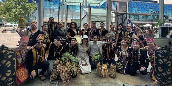 SISWA and friends at the Journey to Malaysia event held at Forrest chase, Perth CBD
