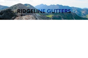 Ridgeline gutters