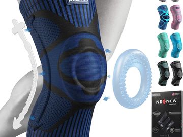 Knee brace compression with stabilizer 