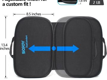 Foldable cushion for golf cart comfort