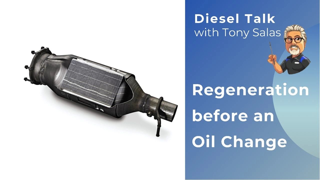 Diesel Talk DPF Regeneration before an Oil Change