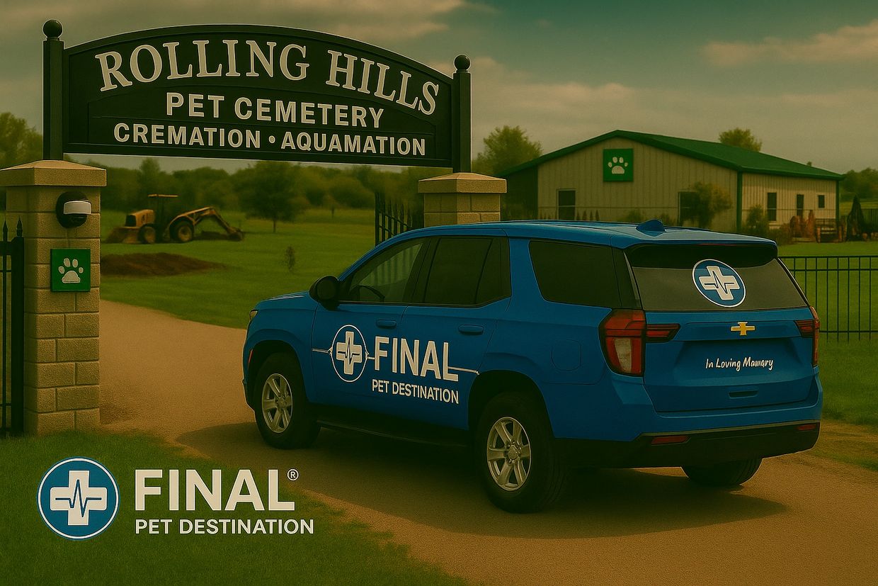 FINAL® Pet Destination — transport for pet burial, cremation, or aquamation.