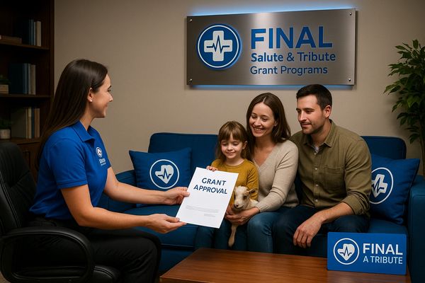 FINAL Grants: Tribute (civilians) & Salute (military) fund pet transport and hardship services.