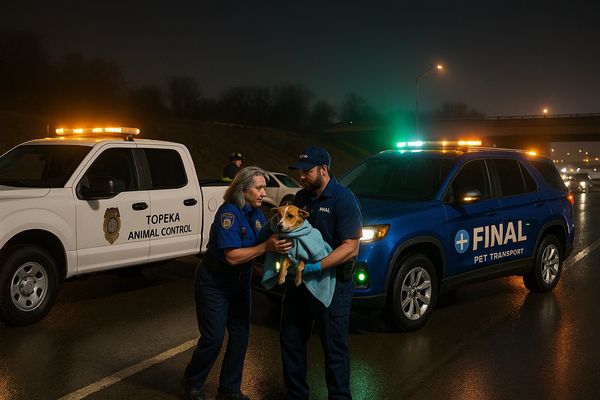 FINAL® picks up injured pets at accident scenes in Topeka—partnering and support.