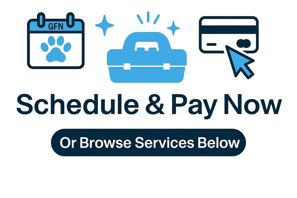 Book and pay instantly with Go Fetch Now™. Fast, easy pet transport and service scheduling.
