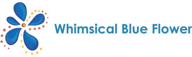 Whimsical Blue Flower