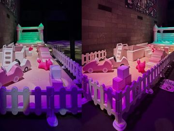 Pink Soft Play Hire Kids Events Local