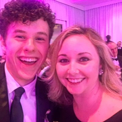 Katie with Nolan Gould from Modern Family