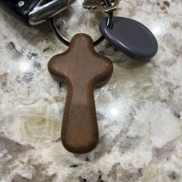Joshua's actual cross he carried on his keyring.  The inspiration for Joshua's Cross.