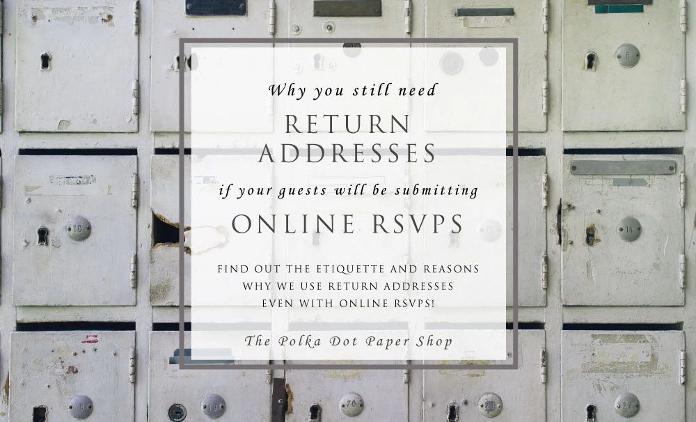 The purpose of a return address