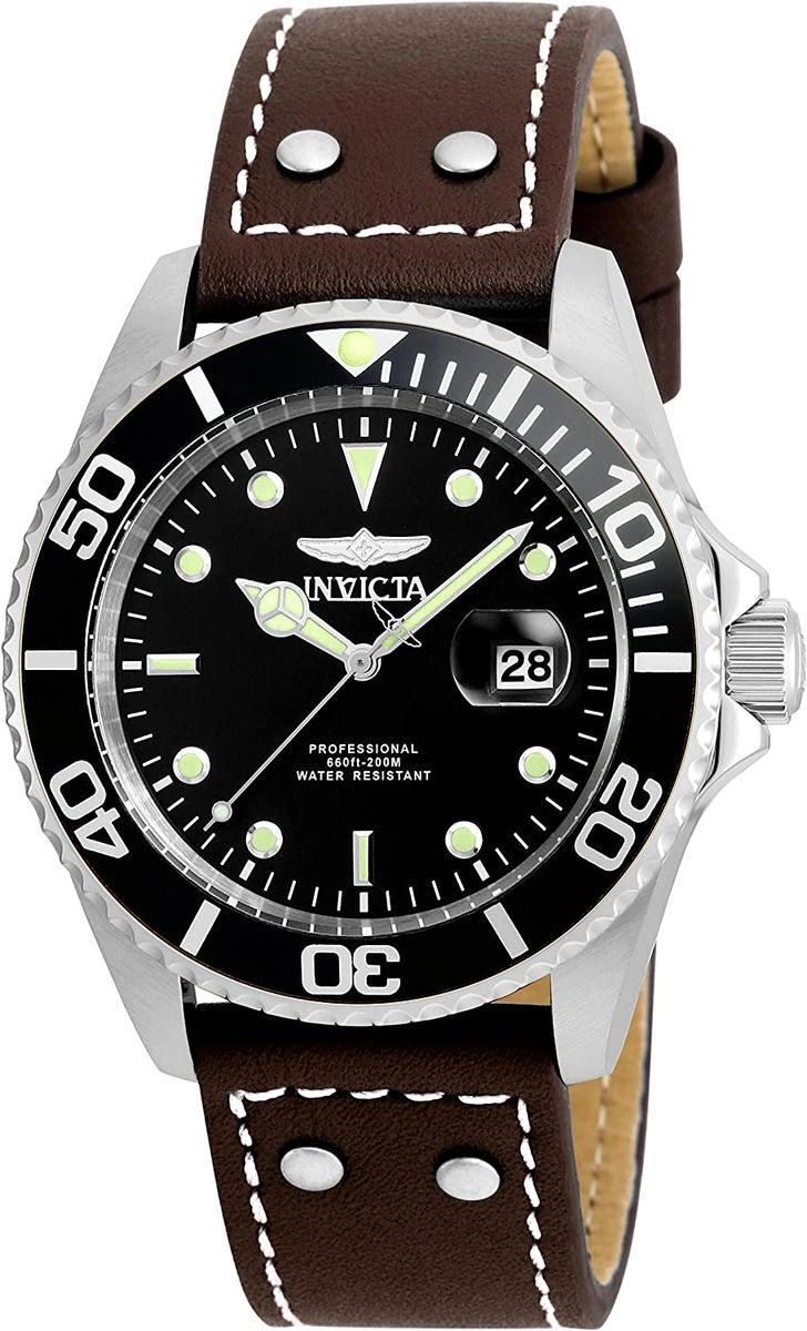 Reloj Invicta de cuarzo Pro Diver para hombre caja de acero con