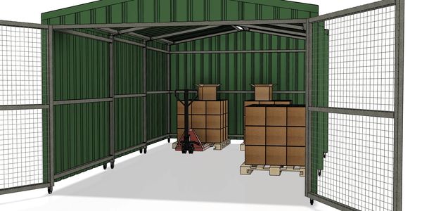 Retractable telescopic storage tunnel
