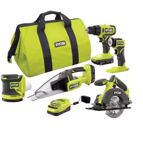 Ryobi ONE 18V Cordless 6-Tool Combo Set (PCL1600K2): Ultimate Power and Versatility for Any Project