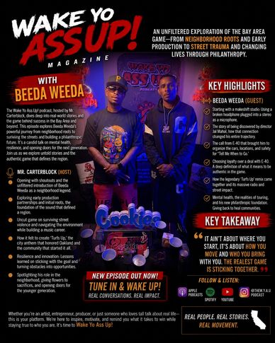 Wake Yo Ass Up! Magazine explores Bay Area hip-hop culture with Beeda Weeda.
