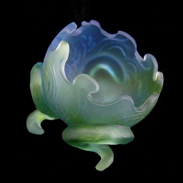 "Mysteries and Memories", c2005, Gaffers Kiln Cast Glass by Jamie McKay