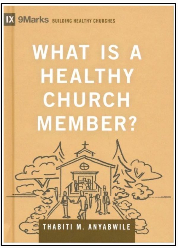Book cover asking about traits of a healthy church member.
