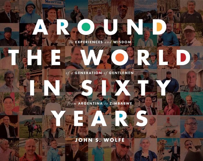 101 gentlemen around the world age 60 for cover of book Around the World in 60 Years all continents