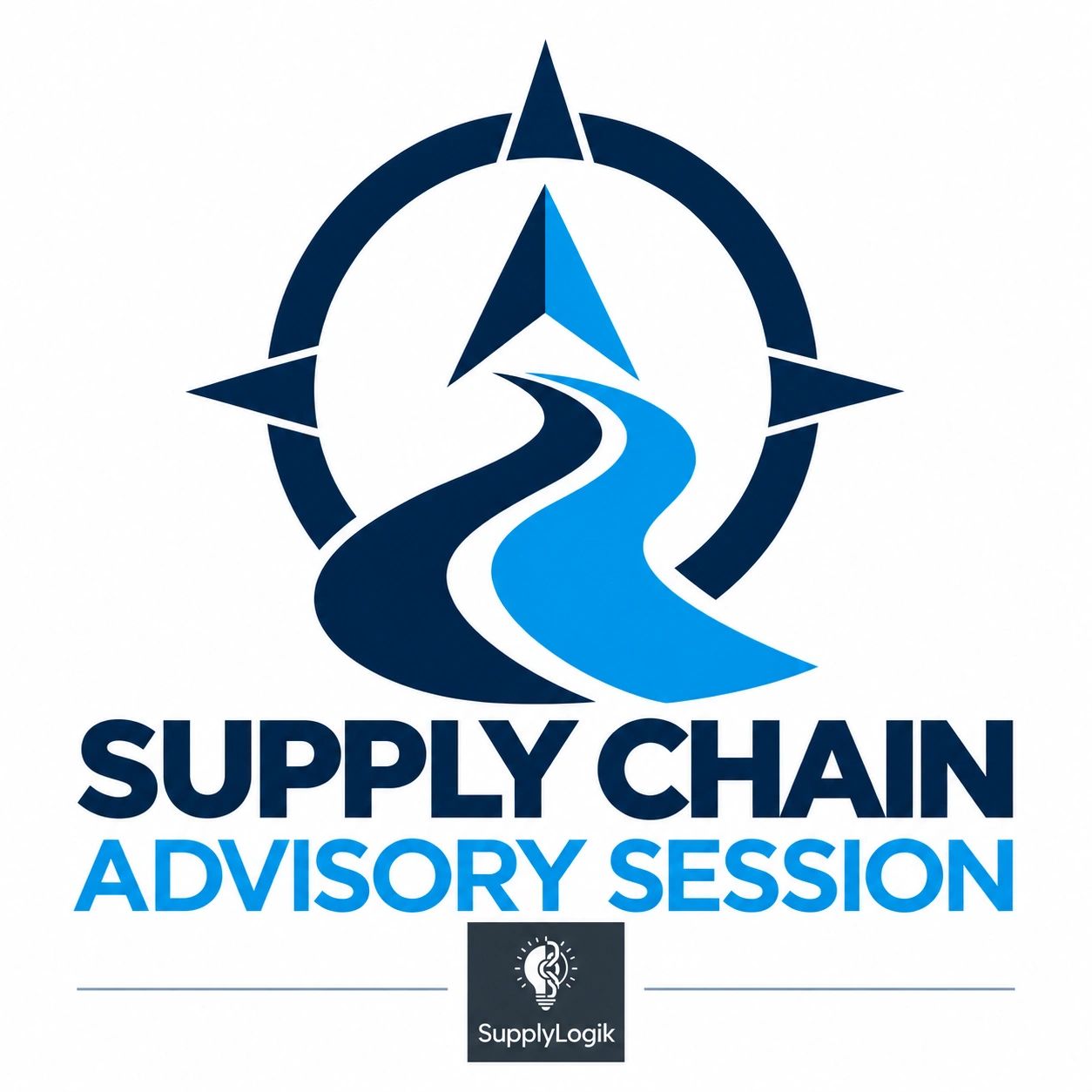 Logo for Supply Chain Advisory Session by SupplyLogik.