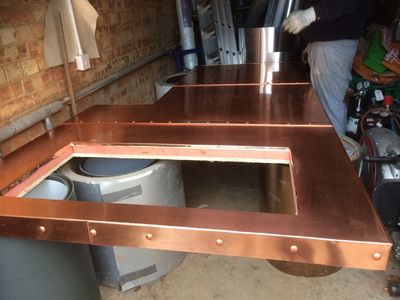 Zinc And Copper Worktops Copper Worktops Zinc Worktops Zinc