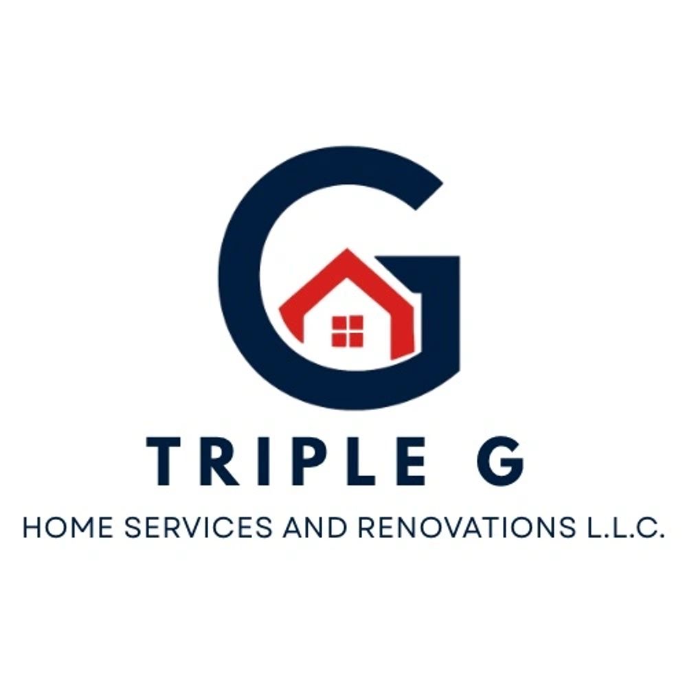 Logo of Triple G Home Services and Renovations featuring a stylized 'G' with a house.