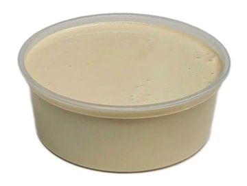 Creamy, nutty tahini made fresh daily from sesame and lemon — pure Mediterranean perfection.