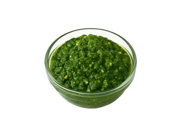 A bold, spicy Yemenite-style green chili sauce bursting with fresh herbs, garlic, and warm spices. 