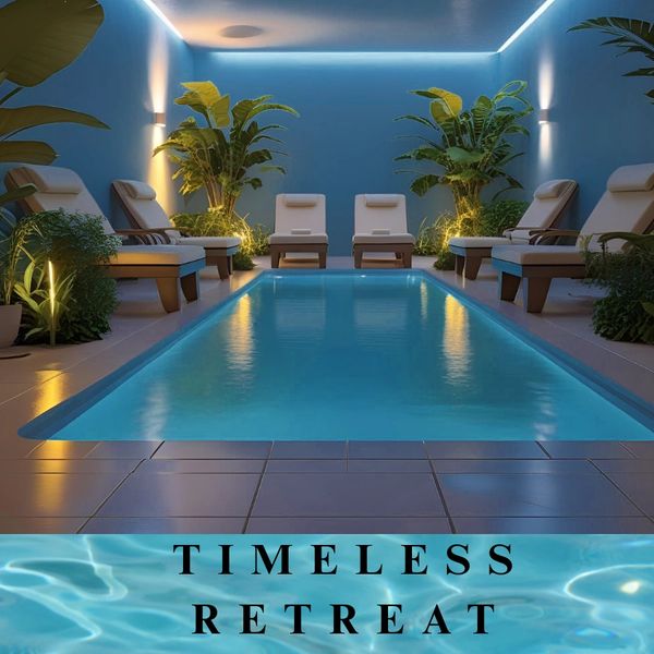 Elegant indoor pool area with lounge chairs and ambient lighting for a relaxing retreat.