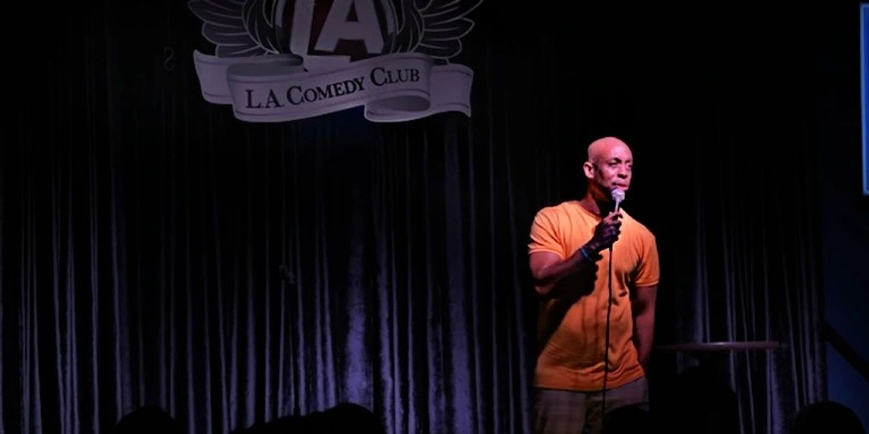 Carlos Anthony performing at the L.A. Comedy Club in Las Vegas, NV 
