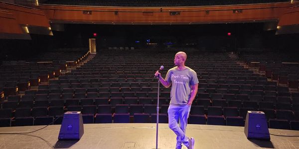 Sound Check at the Robinson Auditorium, Little Rock, AR before the Rickey Smiley Comedy Show