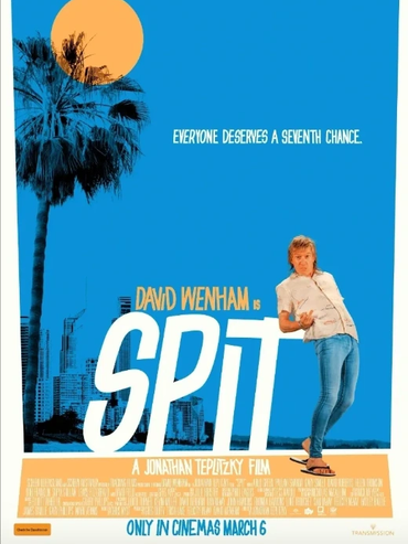 Movie poster for 'Spit' featuring David Wenham.