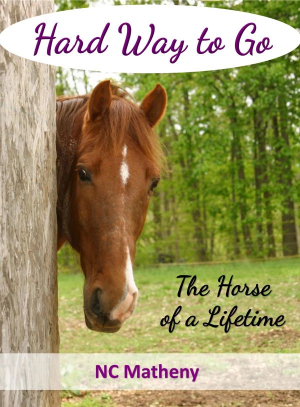 Cover of the book "Hard Way to Go" featuring a horse.